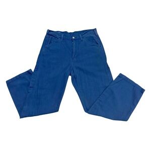 Levis Premium Mens Blue Herringbone Twill Carpenter Pants  W33 L32